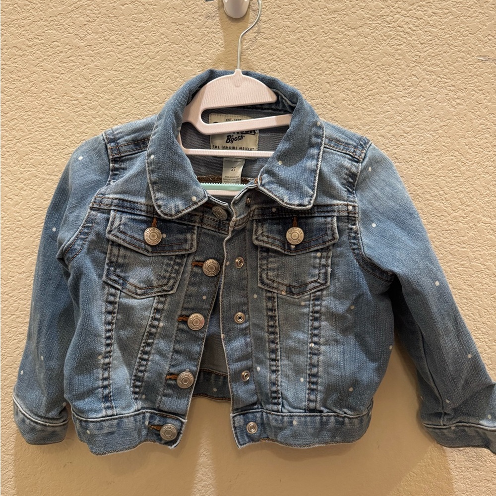 OshKosh B'gosh Light Blue Jean Jacket with White Accents